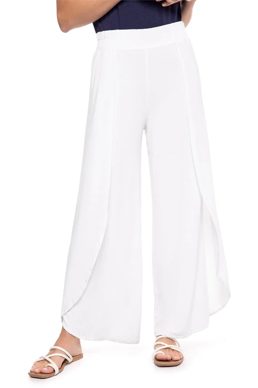 Women's Lynsu Wide Leg Pants | White