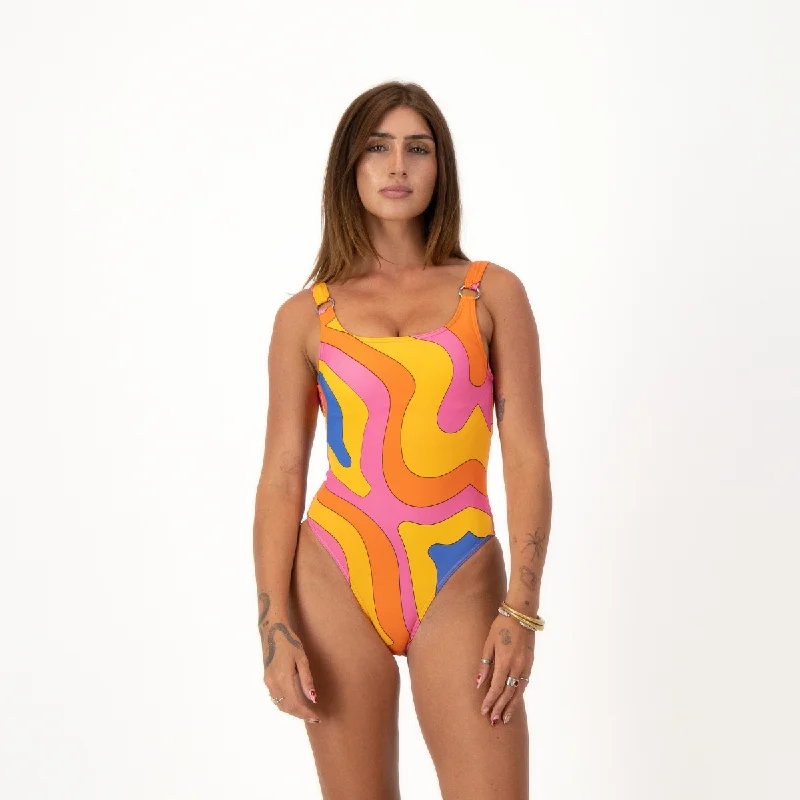 O-Ring One Piece | Bright Groovy