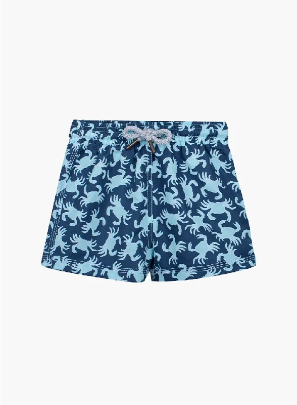 Baby Swimshorts in Navy Crab