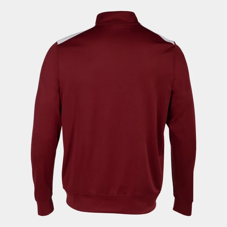 Joma Championship VII 1/2 Zip Sweatshirt (Burgundy/White)