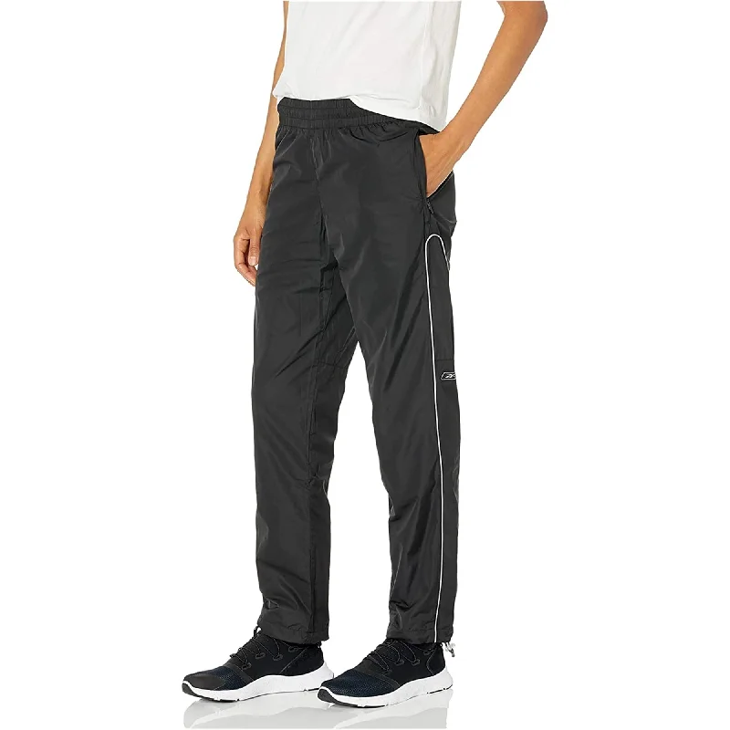 Reebok Mens Classics Vector Premium Athletic Track Pants, Black, X-Small