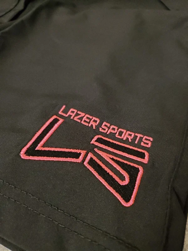 Black w/ Neon Pink Logo