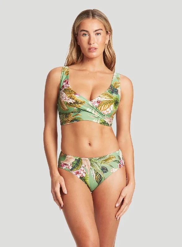 Sea Level: Lost Paradise Mid Bikini Pant Green