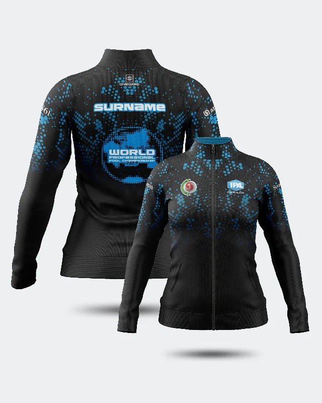 2025 IPA Women's World Championship Training Jacket Black/Light Blue