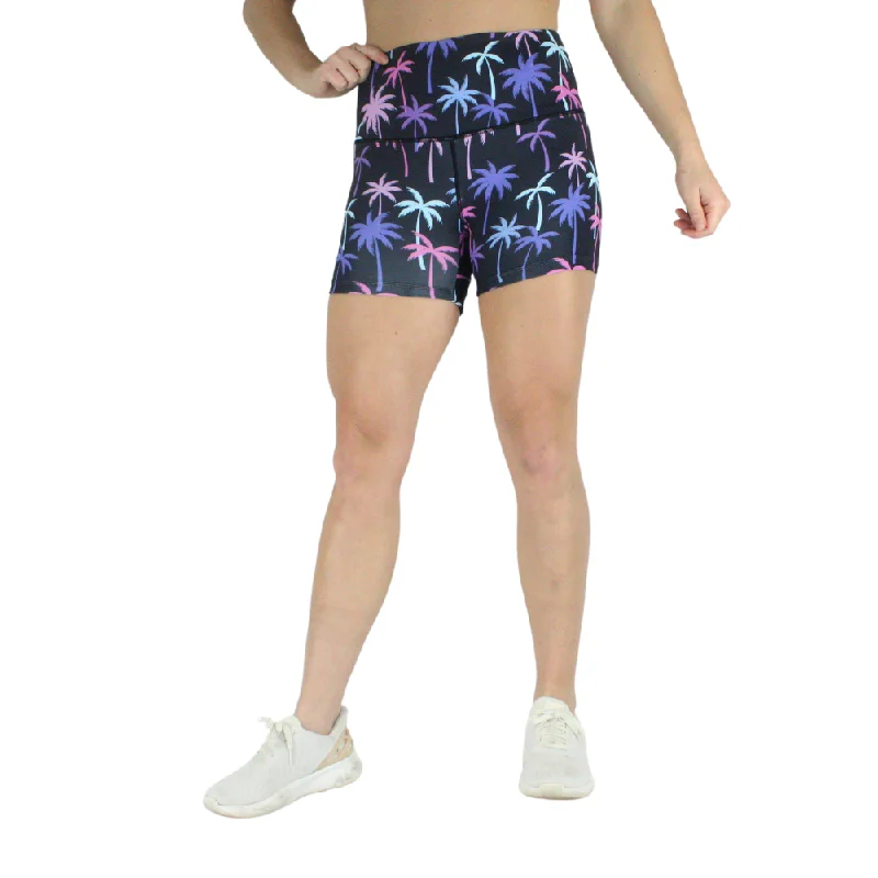 Leakproof Shorts | High-Rise | Palm Trees