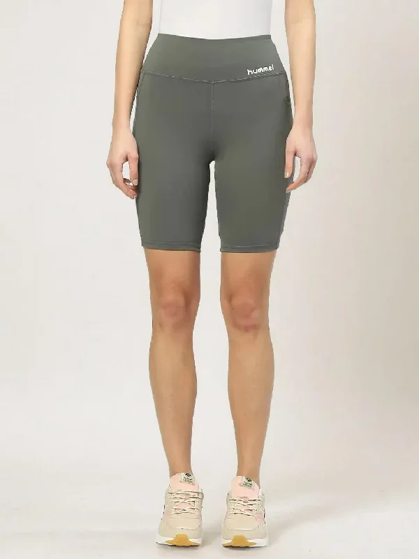 Scarlet Polyester Cycling Short