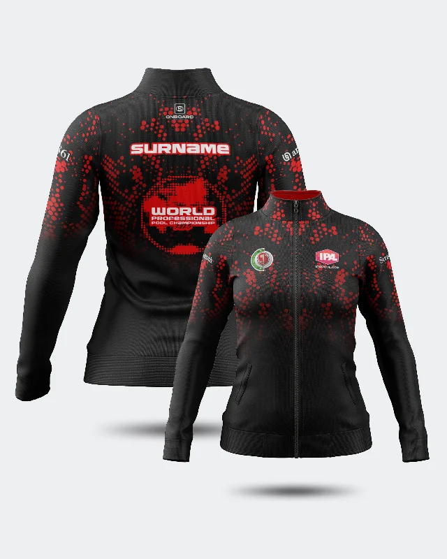 2025 IPA Women's World Championship Training Jacket Black/Red