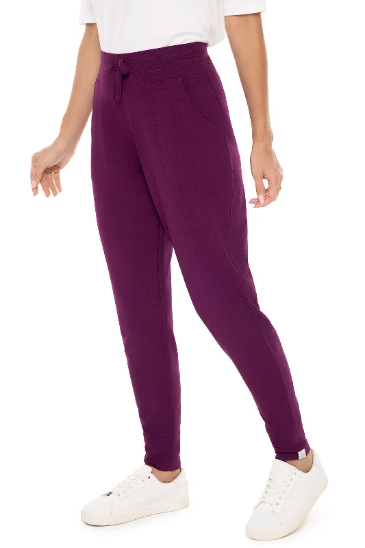 Women's Maho Weekend Pants | Rich Plum