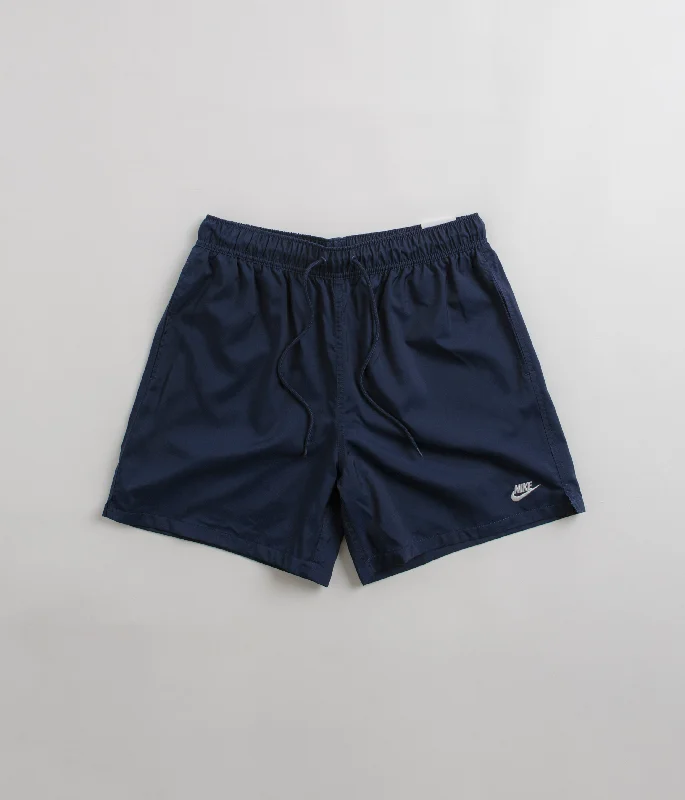 Nike Club Woven Flow Shorts - Midnight Navy / White