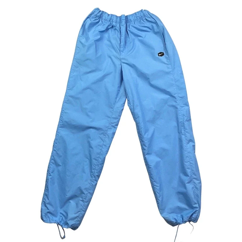 Vintage 90s 00s Blue Nike Parachute Pants Joggers Waterproof 12 14 M