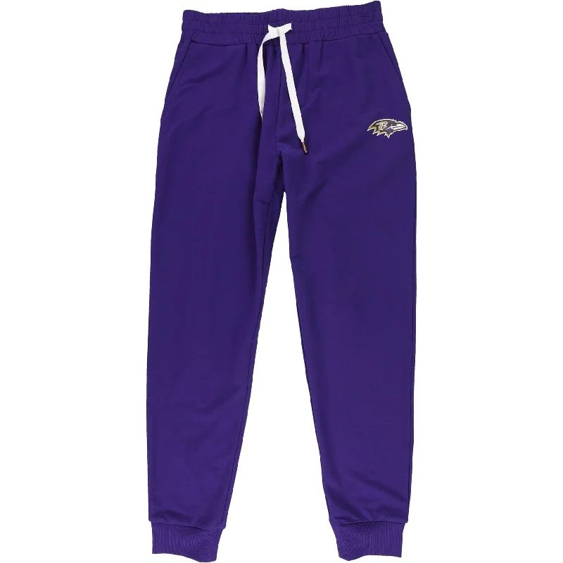 G-III Sports Womens Baltimore Ravens Athletic Jogger Pants, Purple, Small