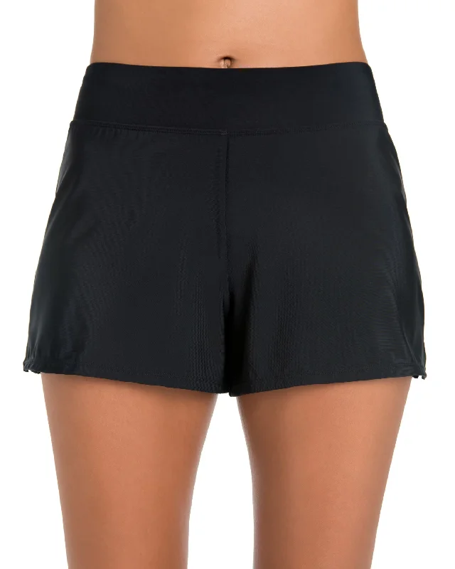 SALE Penbrooke Plus Yoga Waist Short Black