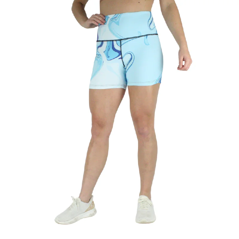 Leakproof Shorts | High-Rise | Aqua