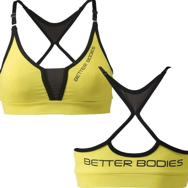 Better Bodies Shaped Short Top - Cyber Yellow