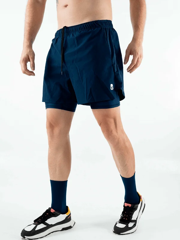 Men's Running Shorts- Dark Blue