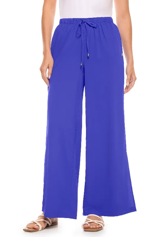 Women's Petra Wide Leg Pants | Baja Blue