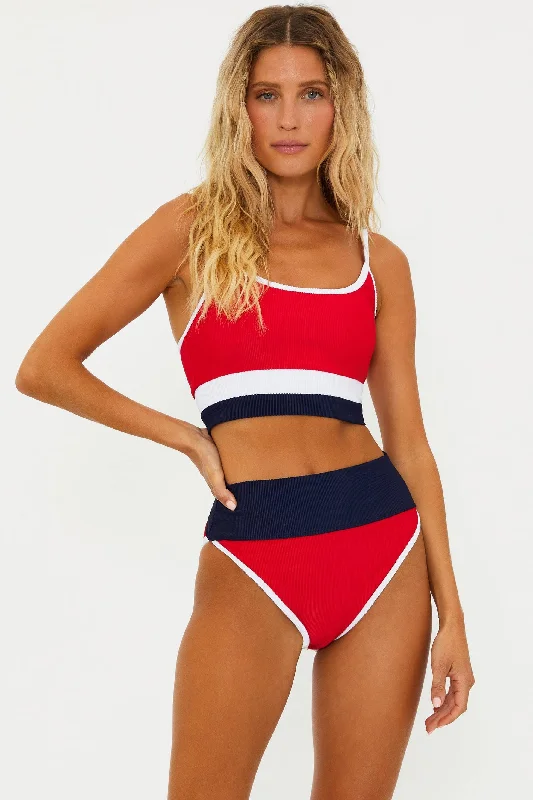 Eva Top Americana Colorblock