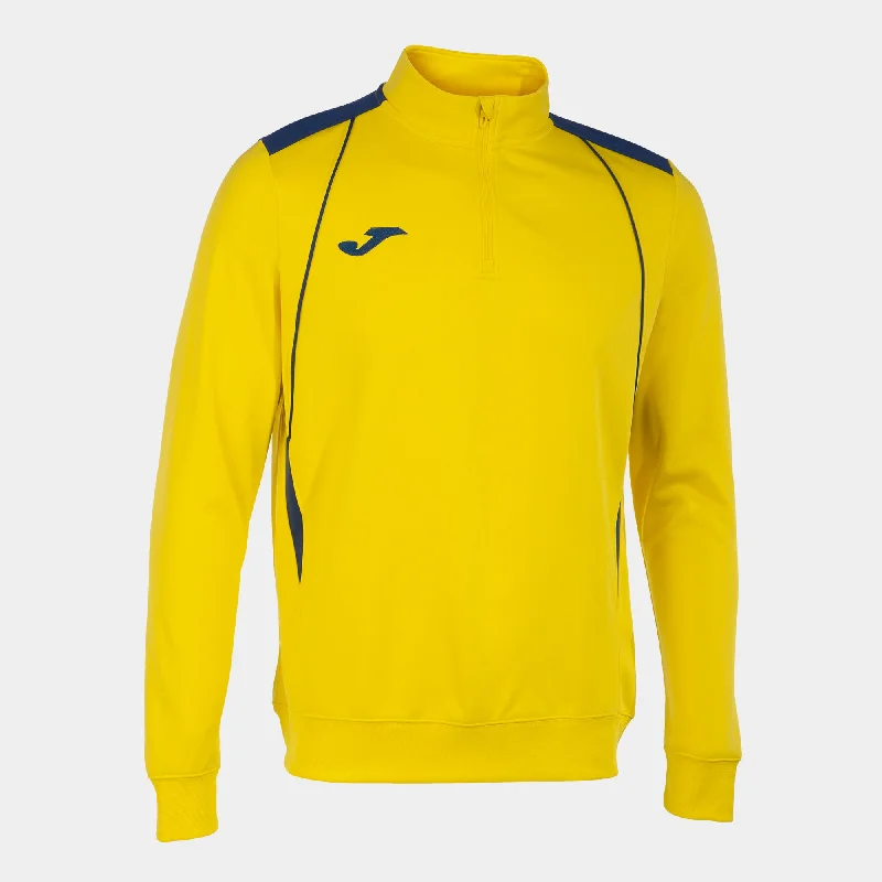 Joma Championship VII 1/2 Zip Sweatshirt (Yellow/Dark Navy)