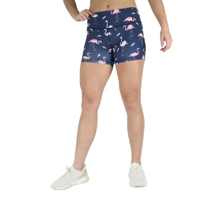 Leakproof Shorts | Mid-Rise | Flamingo