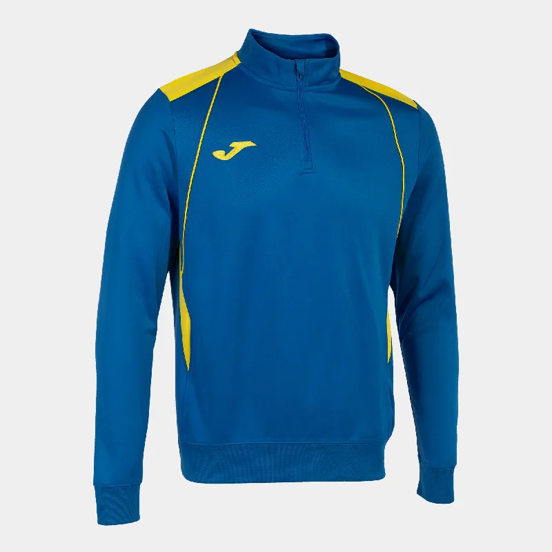 Joma Championship VII 1/2 Zip Sweatshirt (Royal/Yellow)