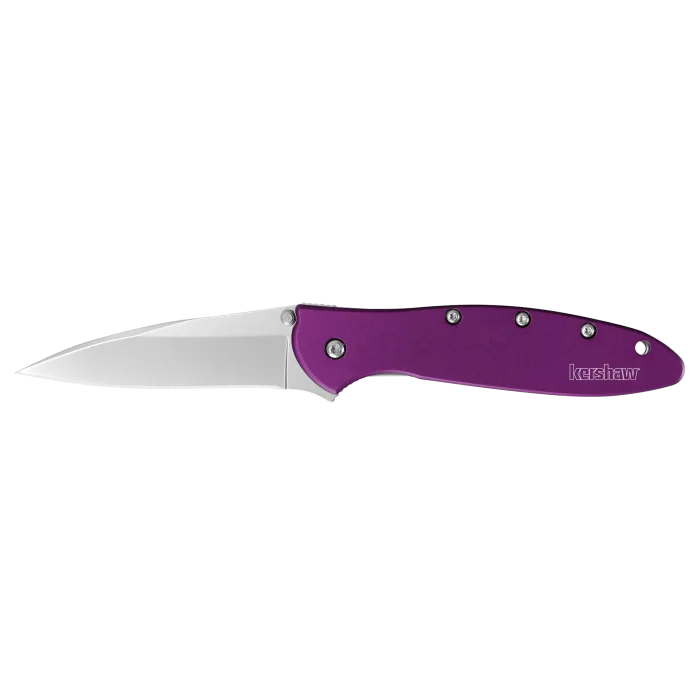 Leek Aluminum Knife - Stainless Steel/purple