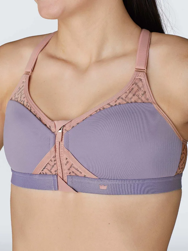 Exhilarate Sports Bra - Dusty Violet & Rose