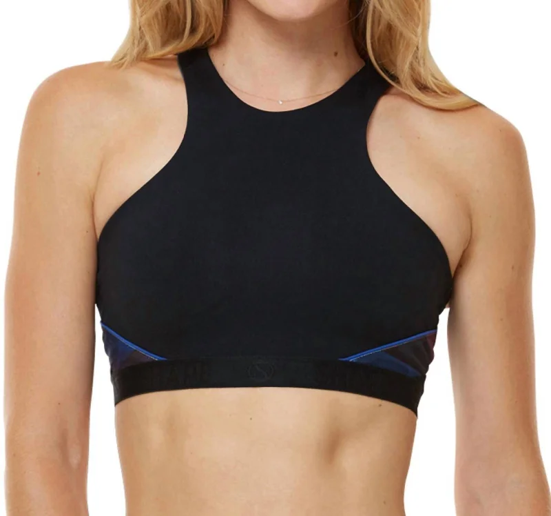 Cyberia Low Impact Sports Bra In Black