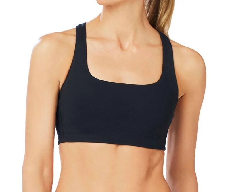 Define Low Impact Sports Bra In Black