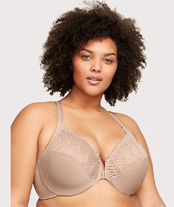 GLAMORISE 1246 UW FRONT OPENING T BACK BRA