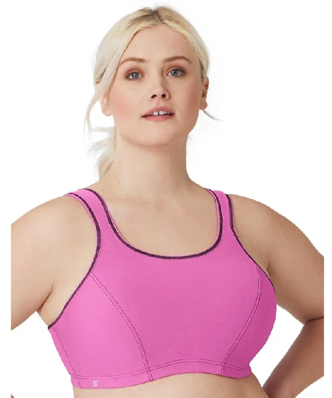 Glamorise High Support WonderWire Sports Bra - Rose