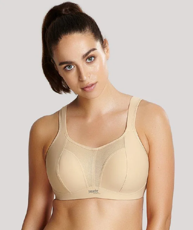 Panache Sport Boundless Wire-free Sports Bra - Latte