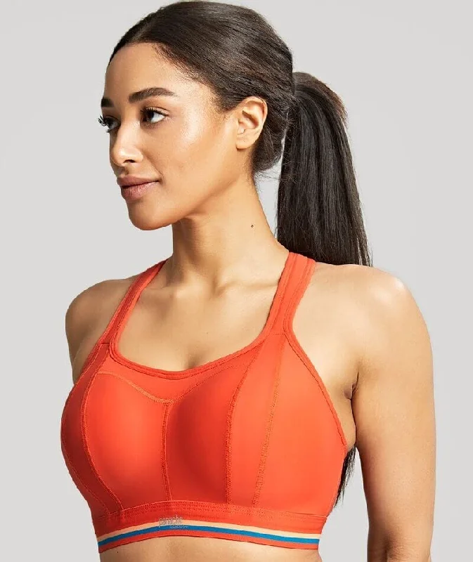 Panache Sport Boundless Wire-free Racerback Sports Bra - Sunrise Orange