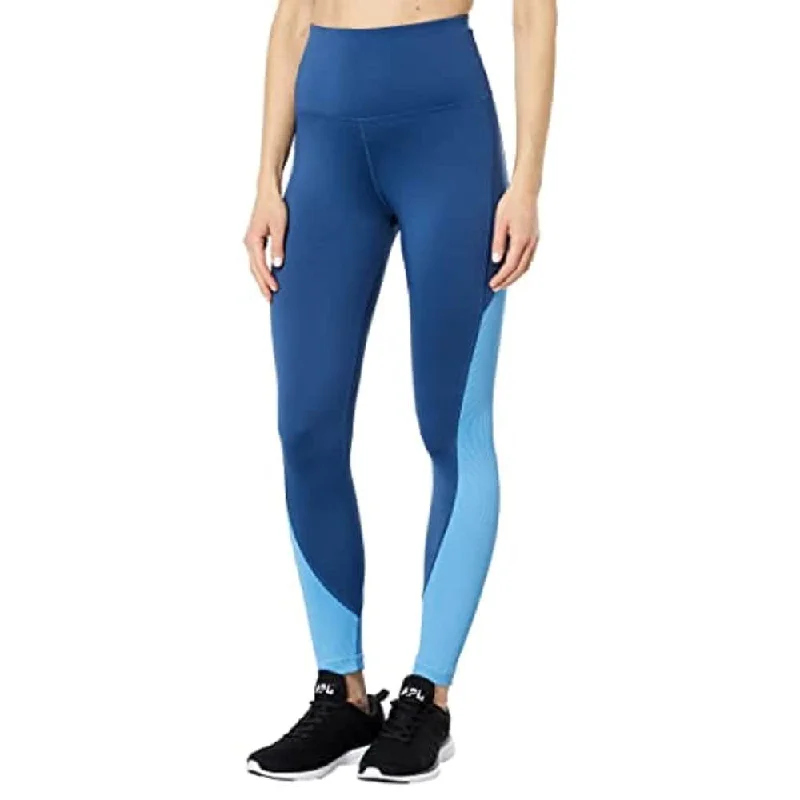 Reebok Women's High Rise Colorblocked Leggings Blue Size X-Small - XS