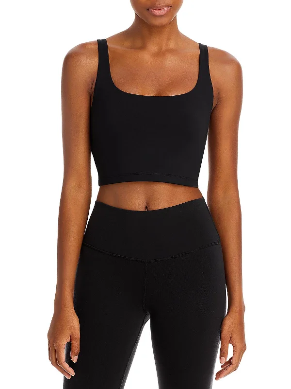 Tempo Womens Cropped Workout Sports Bra