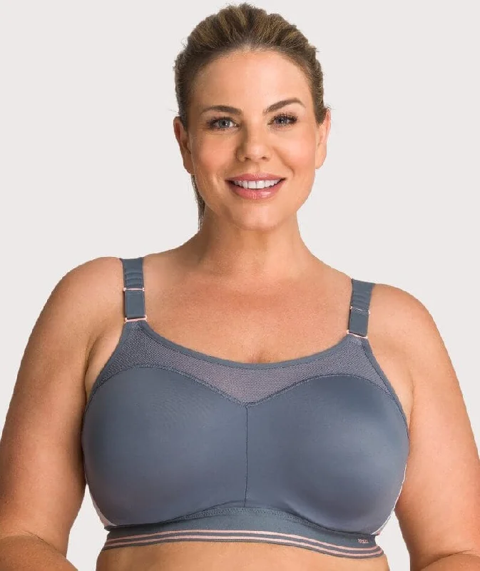 Triumph Triaction Control Lite Minimiser Sports Bra - Grey