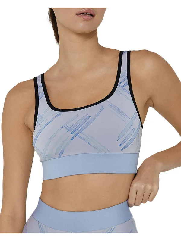 Womens Scoop Neck Yoga Athletic Bra