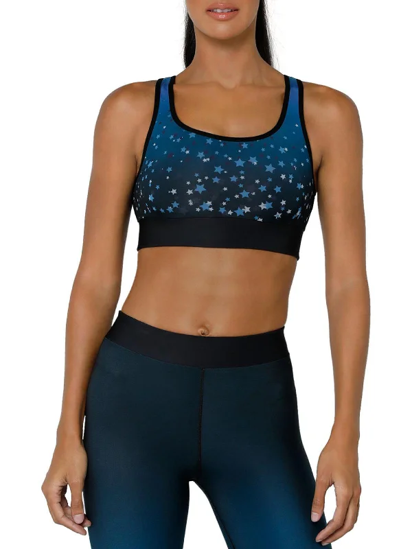 Womens Stars Fitness Sports Bra